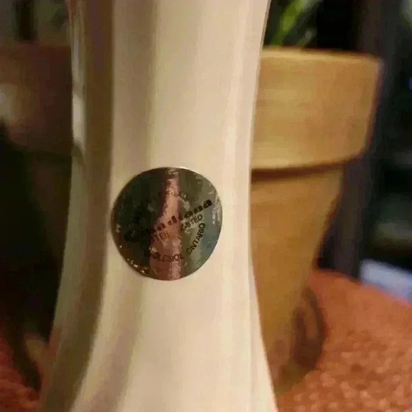 Mid Century VaseCanadiana Pottery WOriginal Label - Picture 4 of 4